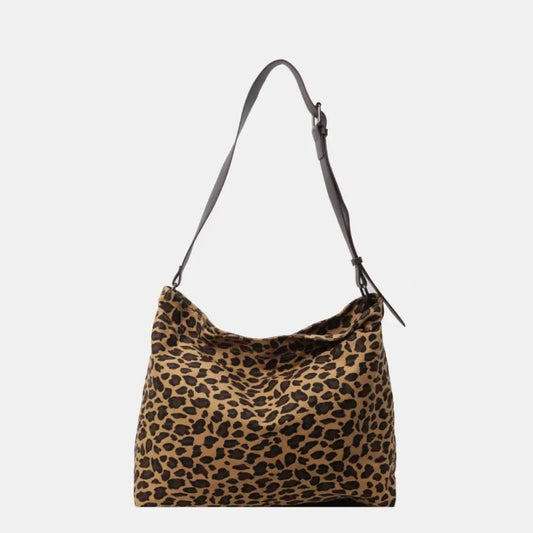 Leopard Adjustable Strap Tote Bag - CM Fashion