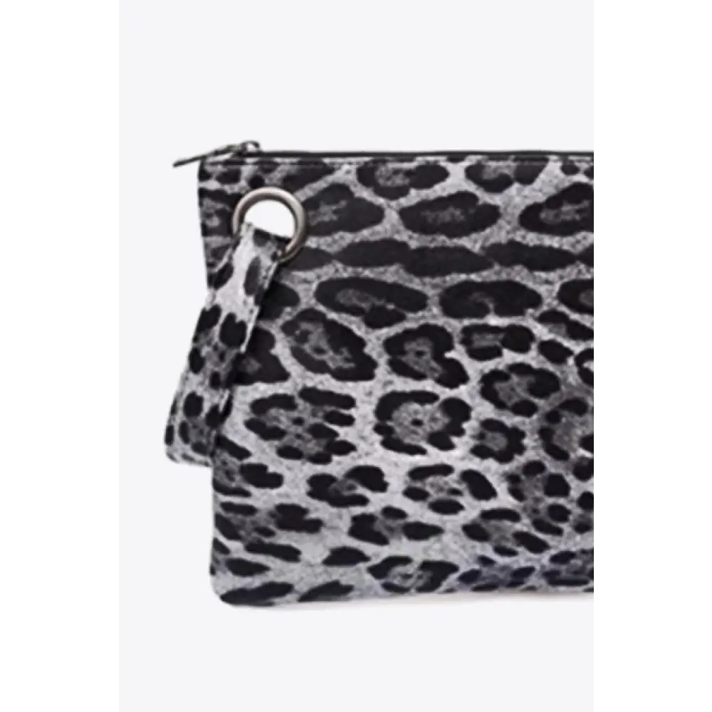 Leopard PU Leather Clutch