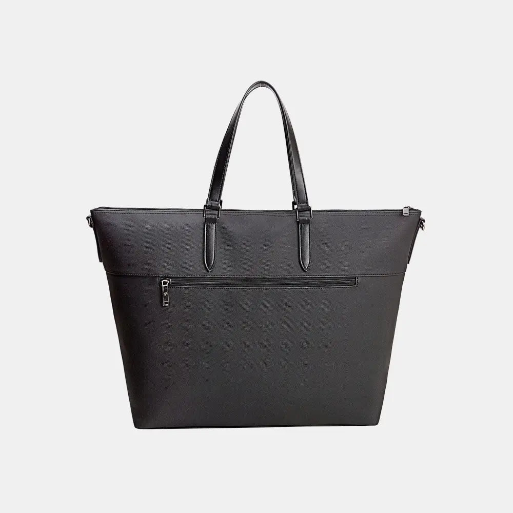 Luxurious David Jones PU Leather Large Tote for Everyday Elegance