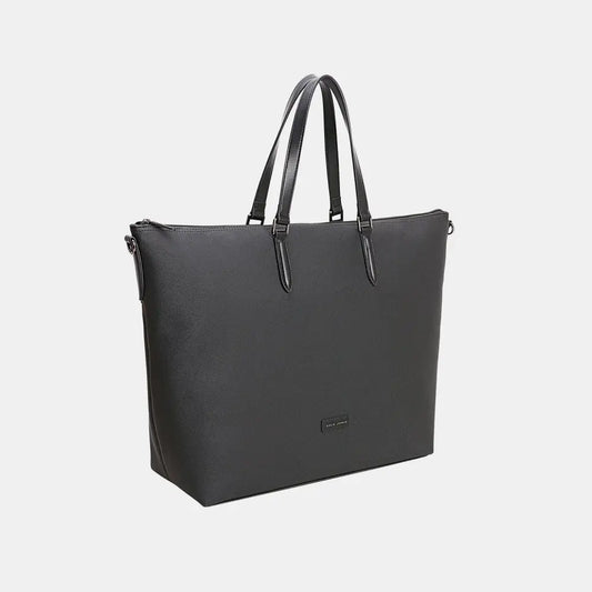 David Jones PU Leather Large Tote Bag - CM Fashion