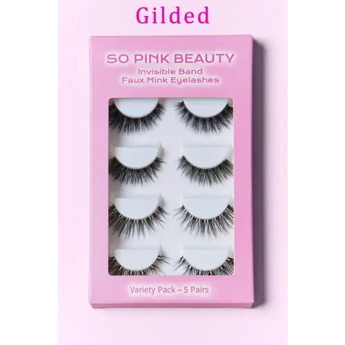 Luxurious Pink Beauty Faux Mink Eyelashes