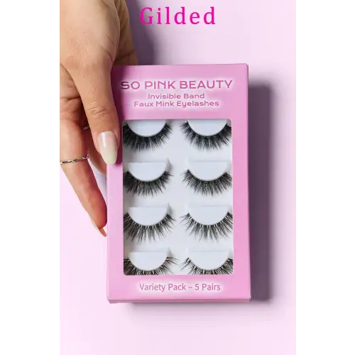 Luxurious Pink Beauty Faux Mink Eyelashes