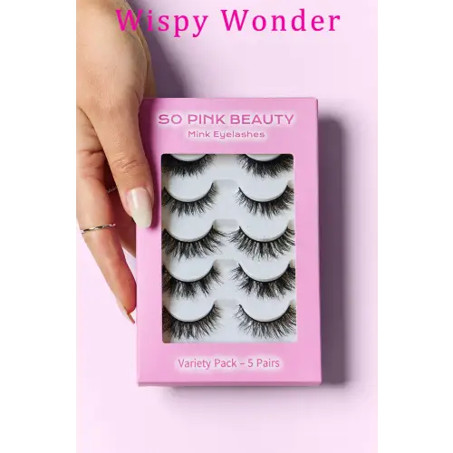 Luxurious Pink Beauty Mink Eyelashes