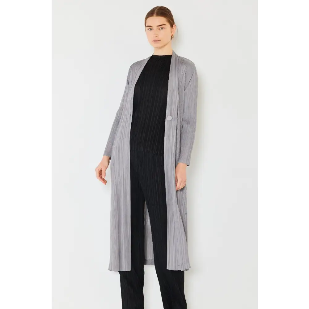 Marina West Swim Pleated Long Sleeve Cardigan