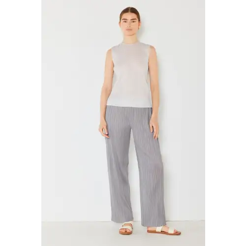 Pleated Sleeveless Tank Top