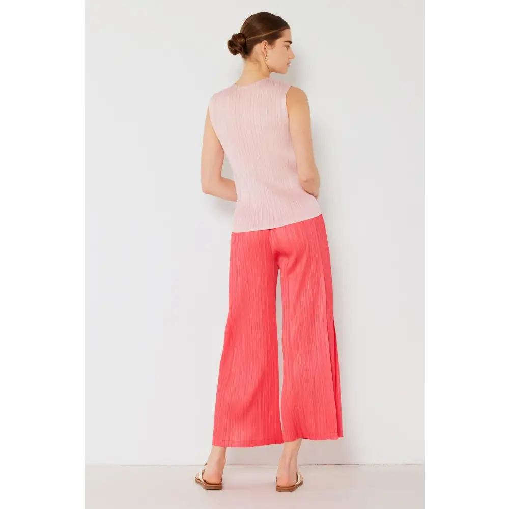 Marina West Swim Pleated Wide-Leg Pants with Side Pleat Detail