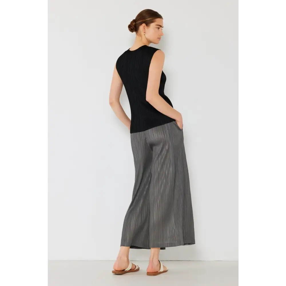 Marina West Swim Pleated Wide-Leg Pants with Side Pleat Detail