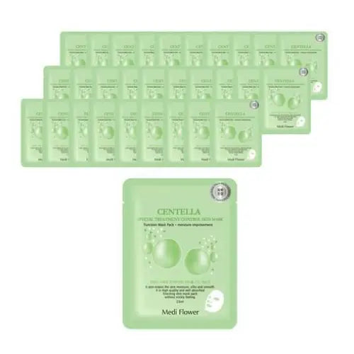 Mediflower Special Treatment Control Skin Sheet Mask Centella 23ml x 30ea - CM