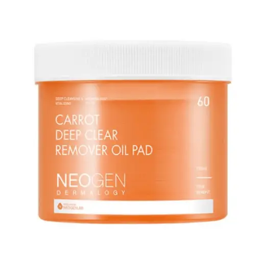 NEOGEN Dermalogy Carrot Deep Clear Remover Oil Pad 60 Sheets - CM