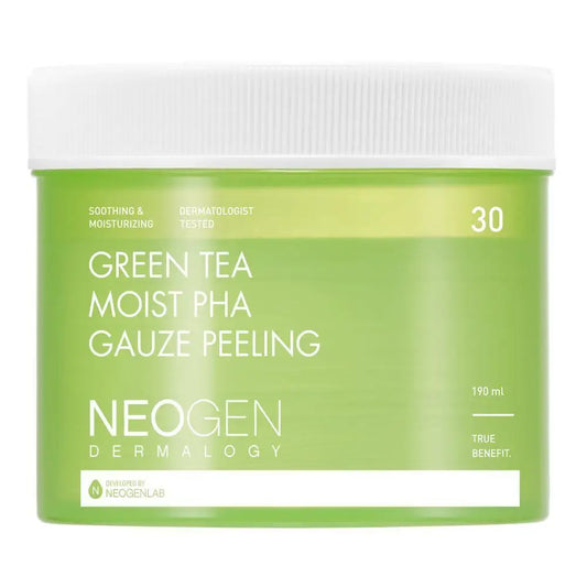 NEOGEN Dermalogy Green Tea Moist PHA Gauze Peeling 30 Sheets - CM