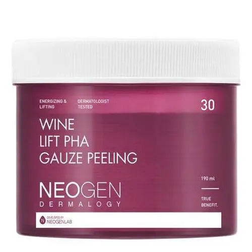 NEOGEN Dermalogy Wine Lift PHA Gauze Peeling 30 Sheets - CM