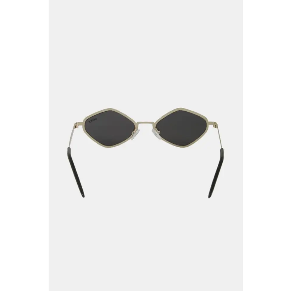 Nicole Lee USA Diamond-Shaped Metal Frame Geometric Sunglasses