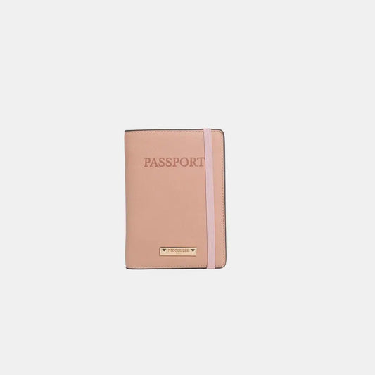 Nicole Lee USA Solid Passport Wallet - CM Fashion