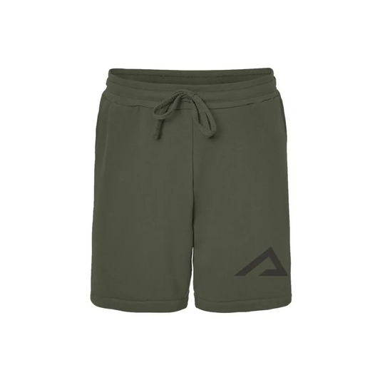 Olive Green Cozy Fleece Shorts with Versatile Design for Every Occasion xxl / Military Green