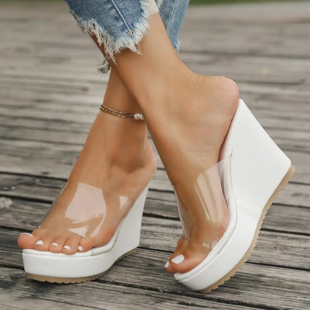 Stylish Dear Monkey Open Toe Wedge Sandals for Summer Chic