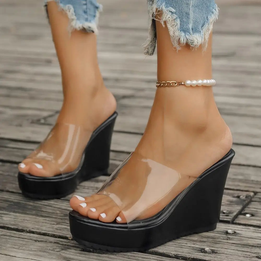 Stylish Dear Monkey Open Toe Wedge Sandals for Summer Chic