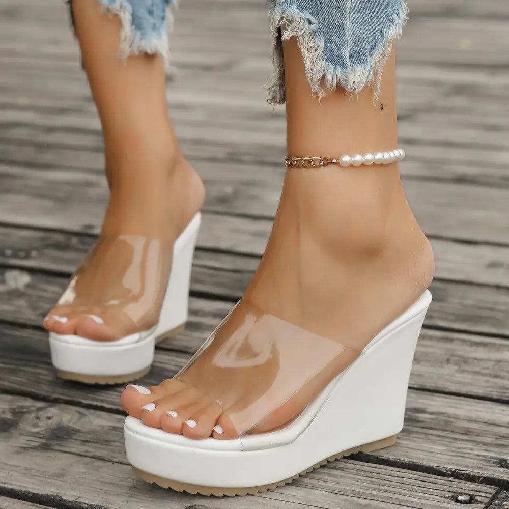 Stylish Dear Monkey Open Toe Wedge Sandals for Summer Chic