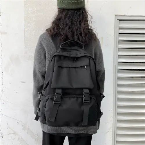 Oxford Cloth Adjustable Straps Backpack