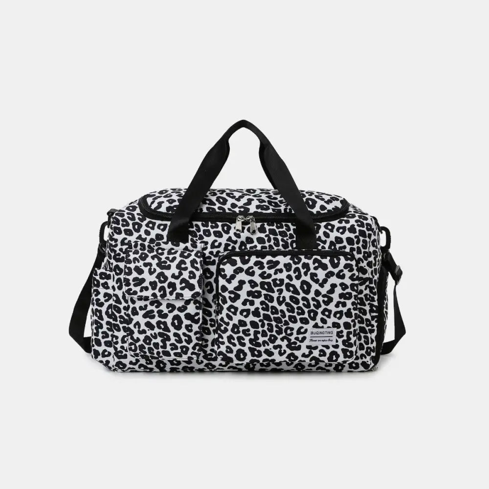 Fierce Oxford Cloth Animal Print Travel Bag for Adventurers