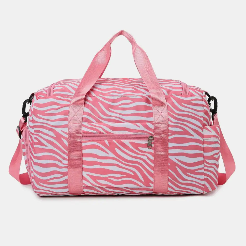 Fierce Oxford Cloth Animal Print Travel Bag for Adventurers