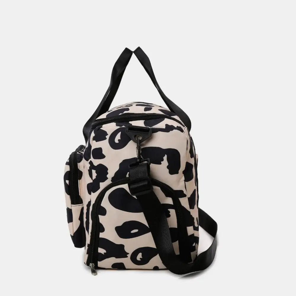 Fierce Oxford Cloth Animal Print Travel Bag for Adventurers