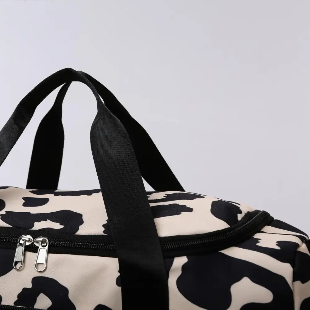 Fierce Oxford Cloth Animal Print Travel Bag for Adventurers