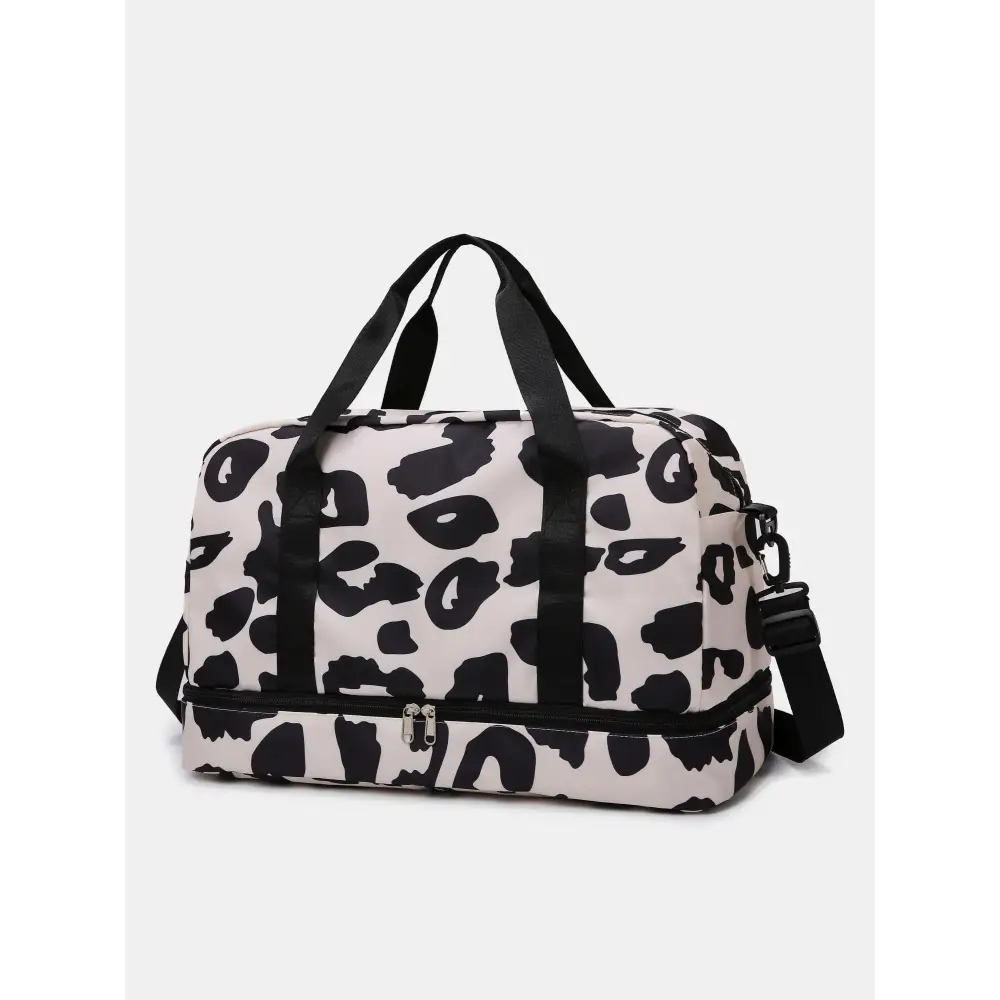 Stylish Pink Zebra Duffel Bag for Trendy Travelers