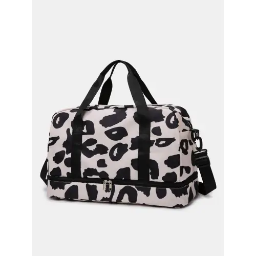 Pink Zebra Duffel Bag