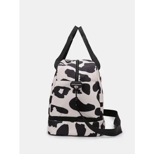 Pink Zebra Duffel Bag