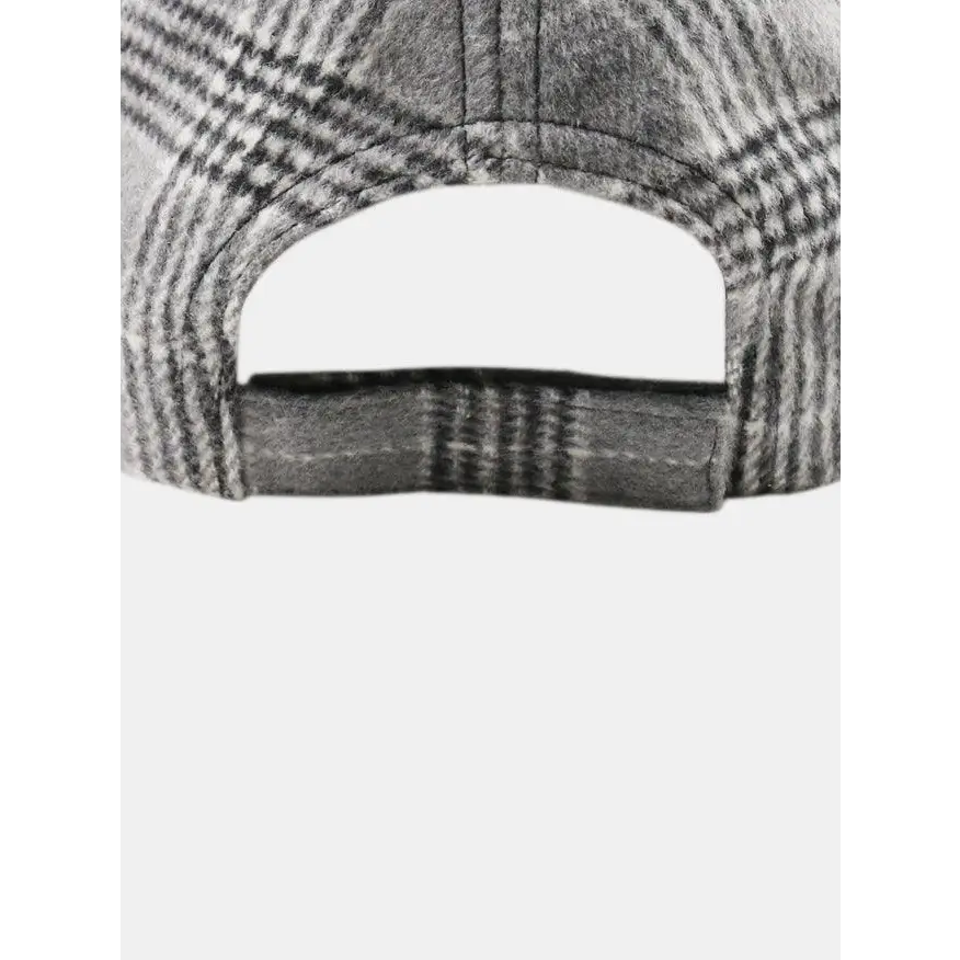 Stylish Plaid Adjustable Cotton Baseball Cap for Every Occasion