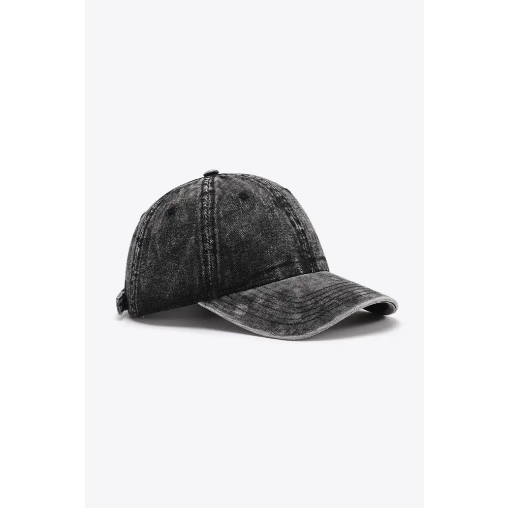 Plain Adjustable Baseball Cap