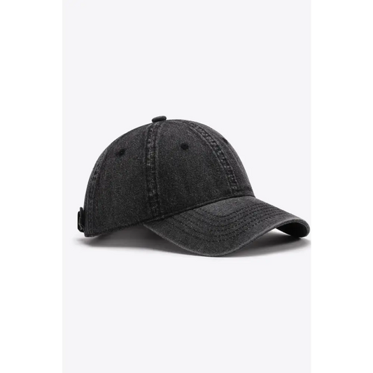 Plain Adjustable Baseball Cap - CM Fashion