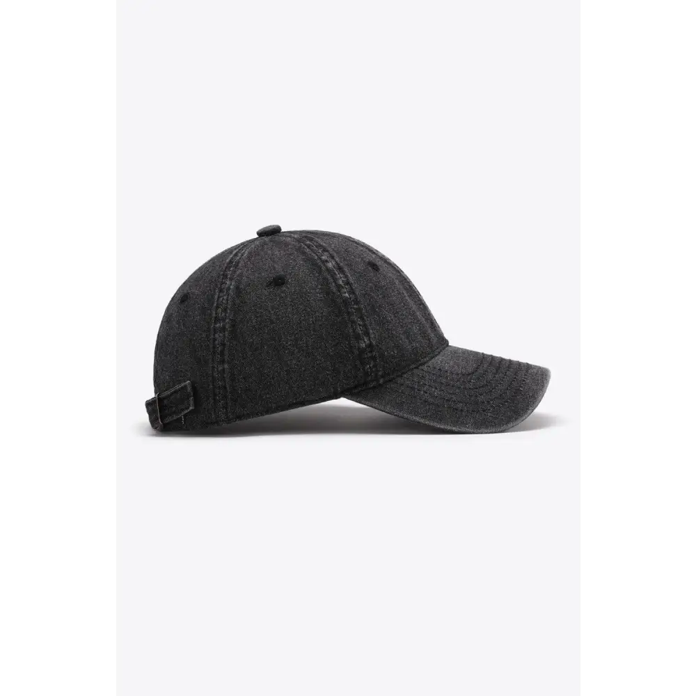 Plain Adjustable Baseball Cap