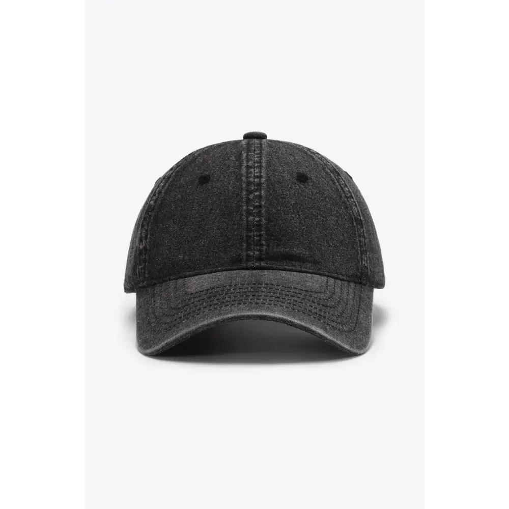 Plain Adjustable Baseball Cap