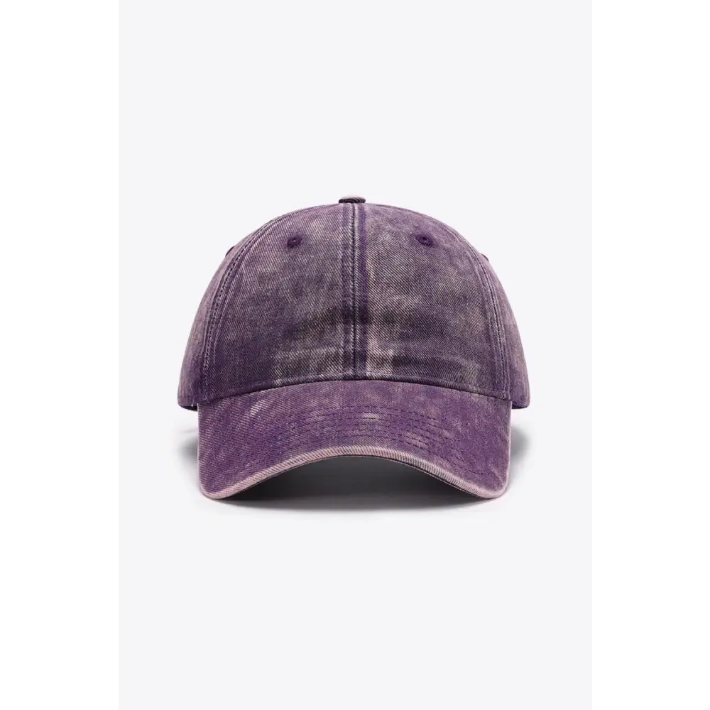 Plain Adjustable Baseball Cap