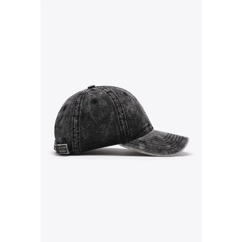 Plain Adjustable Baseball Cap