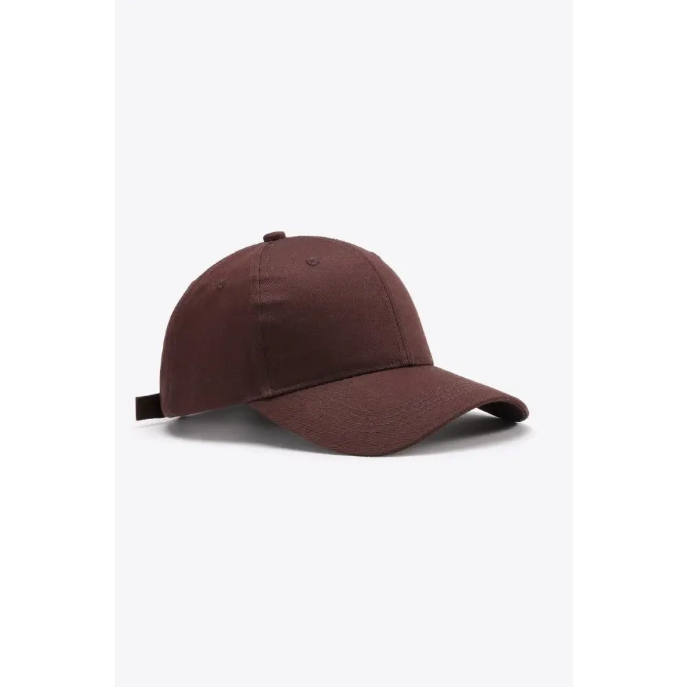 Plain Adjustable Cotton Baseball Cap