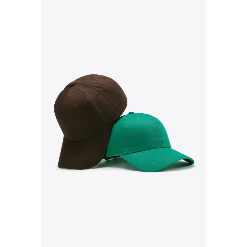 Plain Adjustable Cotton Baseball Cap