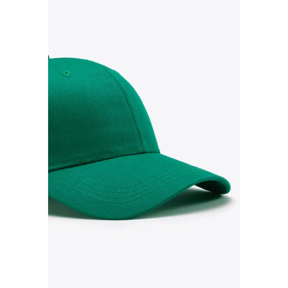 Plain Adjustable Cotton Baseball Cap