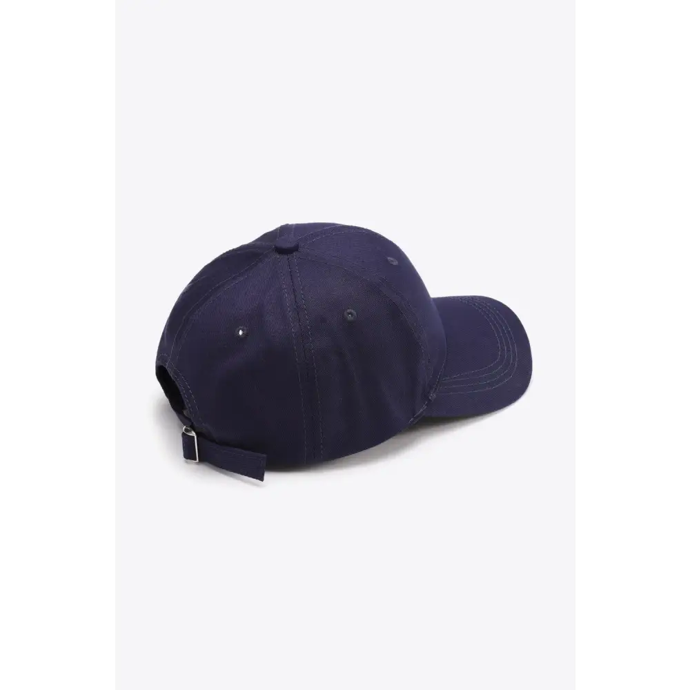 Plain Adjustable Cotton Baseball Cap