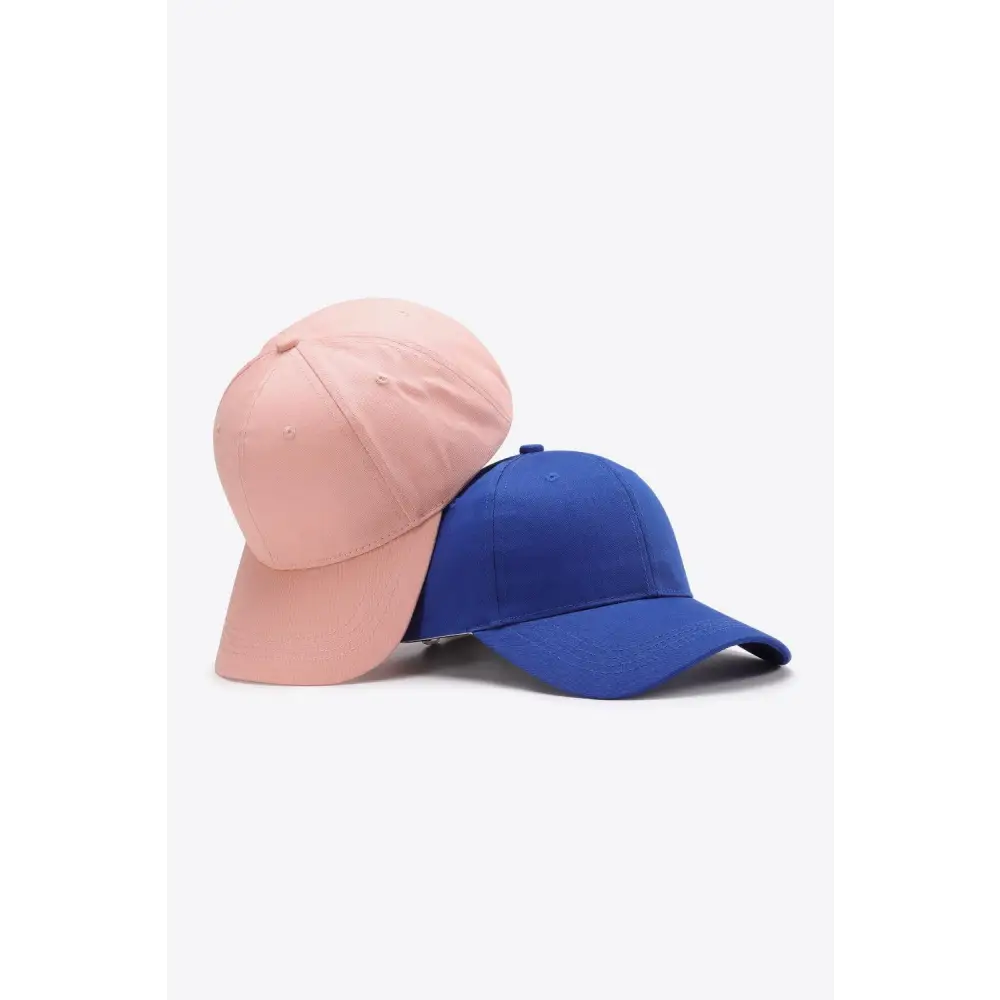 Plain Adjustable Cotton Baseball Cap