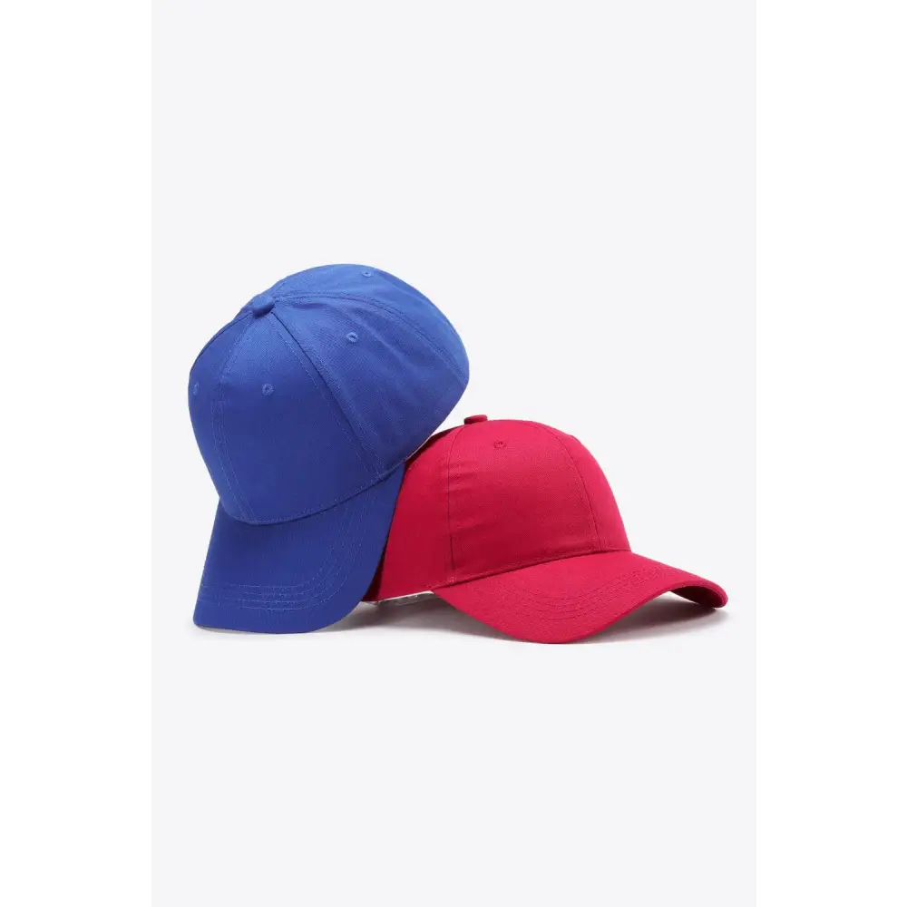 Plain Adjustable Cotton Baseball Cap