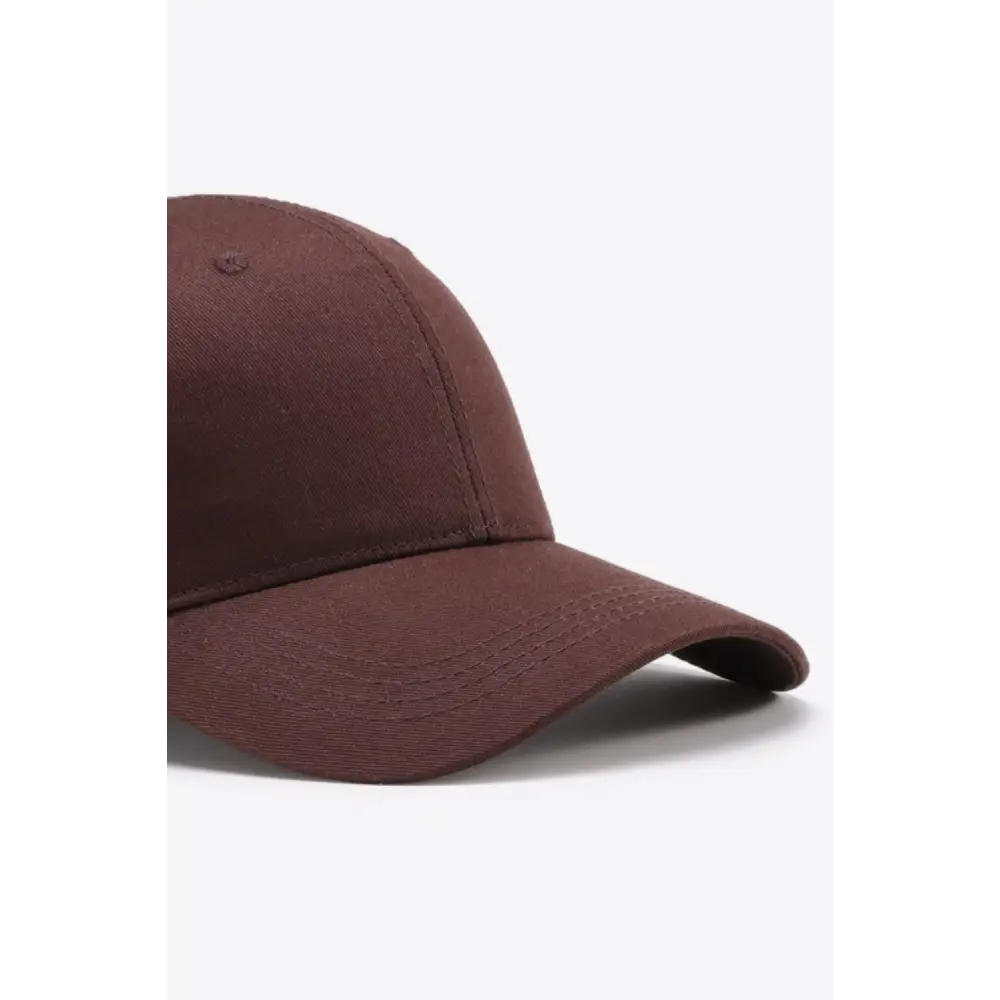 Plain Adjustable Cotton Baseball Cap