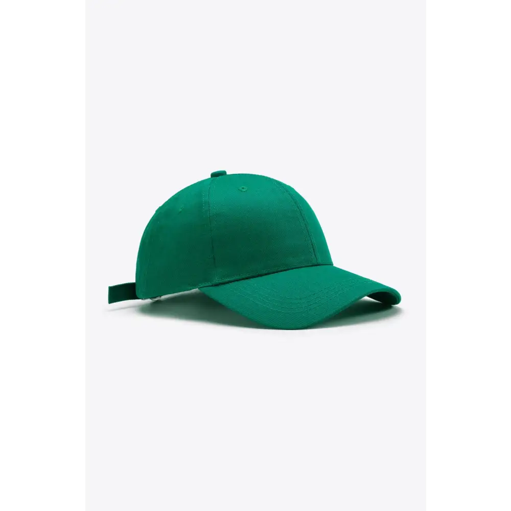 Plain Adjustable Cotton Baseball Cap