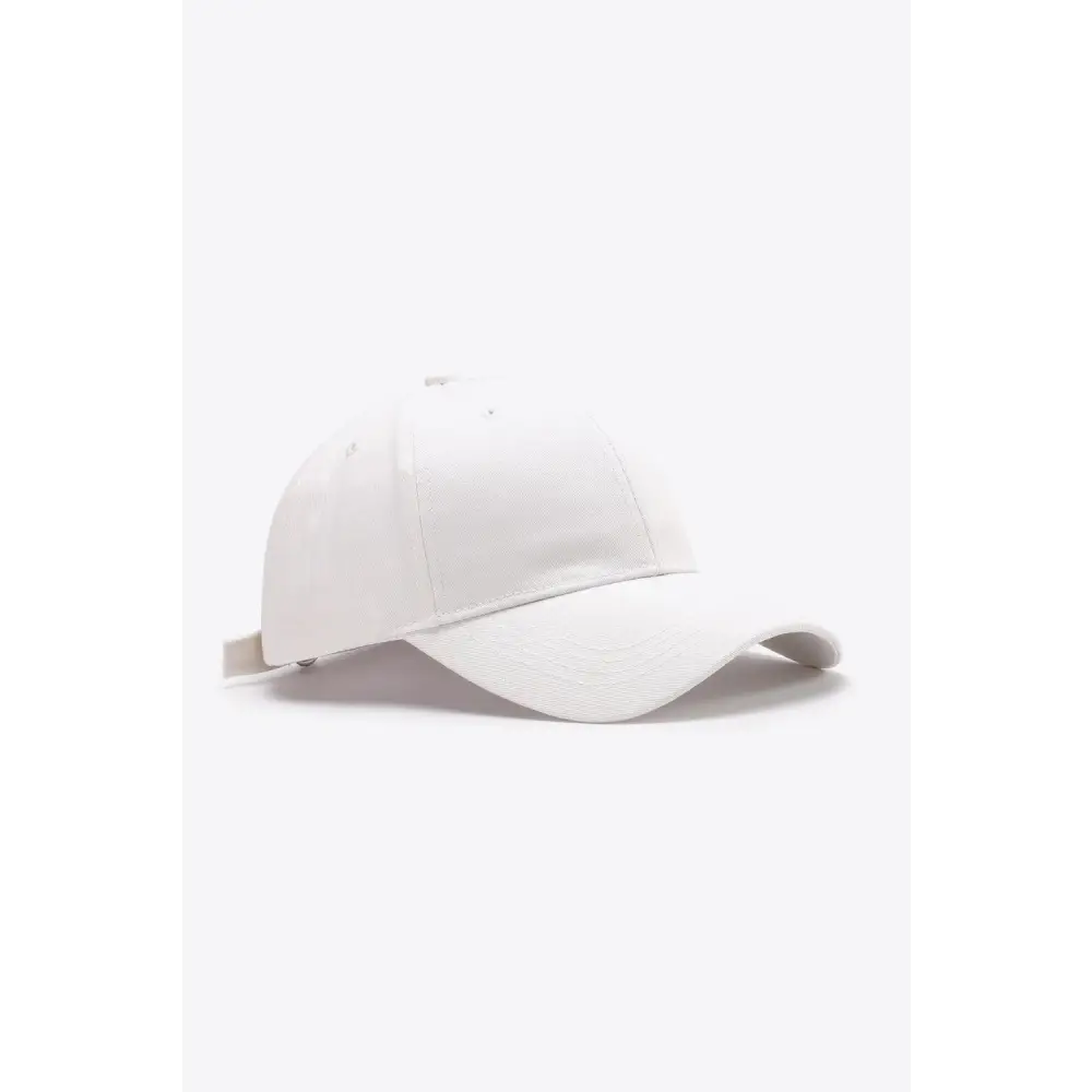 Plain Adjustable Cotton Baseball Cap