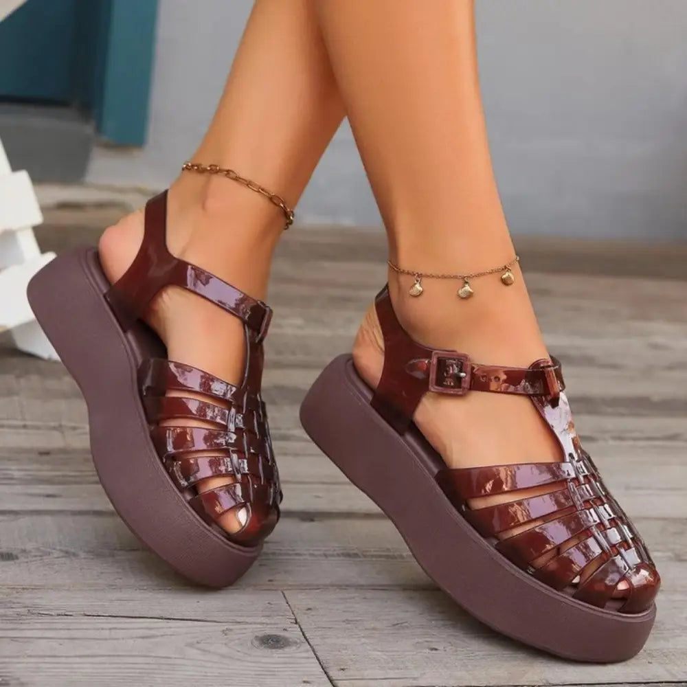 Elevate Your Style with Juno Studio Woven Platform Sandals