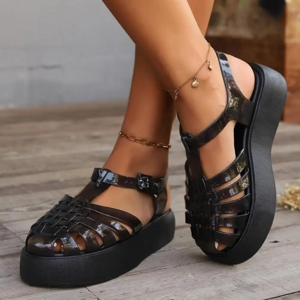 Elevate Your Style with Juno Studio Woven Platform Sandals