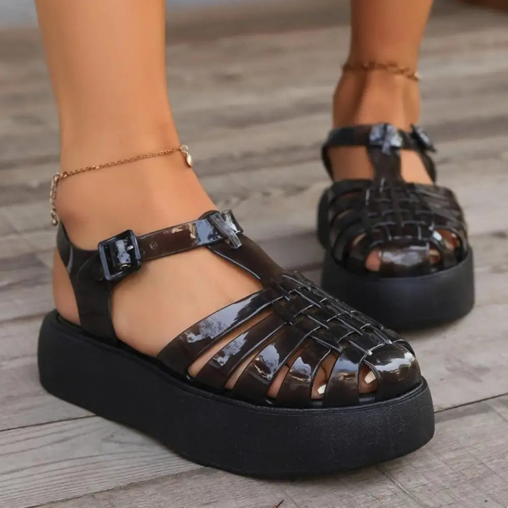 Elevate Your Style with Juno Studio Woven Platform Sandals