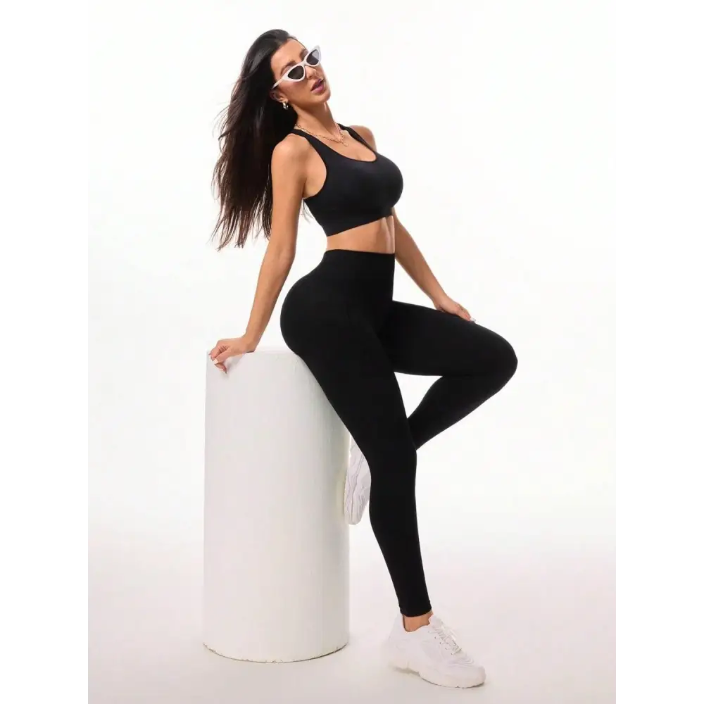 Pocketed High Waist Active Leggings