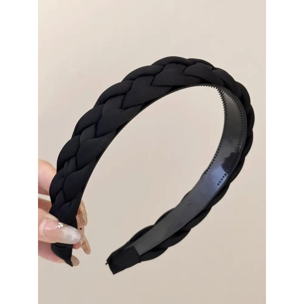 Polyester Braided Wide Headband